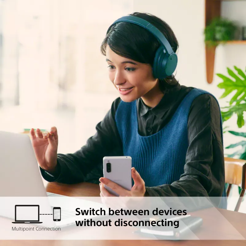 Sony WH-CH720N Bezvadu trokšņu slāpēšanas austiņas, Zila