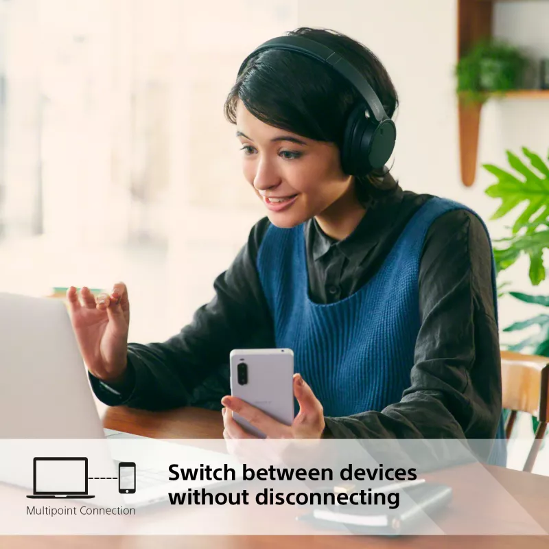 Sony WH-CH720 Bluetooth austiņas ar trokšņu slāpēšanu, melnas