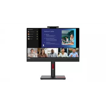 Lenovo ThinkVision T24v-30 monitors 60.5 cm (23.8 colli) 1920 x 1080 pikseļi Full HD LED Melns