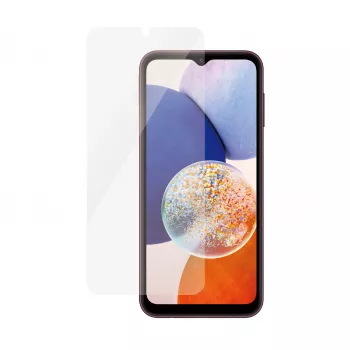 Aizsargstikls PanzerGlass Samsung Galaxy A14 / A14 5G Ultra-Wide Fit, pret skrāpējumiem un triecieniem