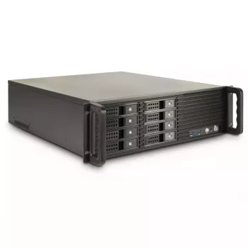 Servera korpuss Inter-Tech 3U-3508 Melns 480x528x132mm 5.25 collu HDD