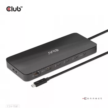 Docking stacija CLUB3D Thunderbolt 4 Certified 11-in-1 140W