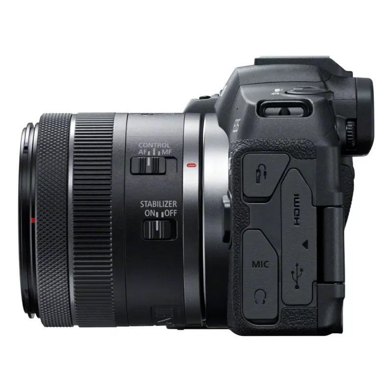 Canon EOS R8 + RF 24-50mm F4.5-6.3 IS STM komplekts, 24,2 MP, 6000 x 4000 pikseļi, CMOS, 4K Ultra HD, skārienekrāns, melns