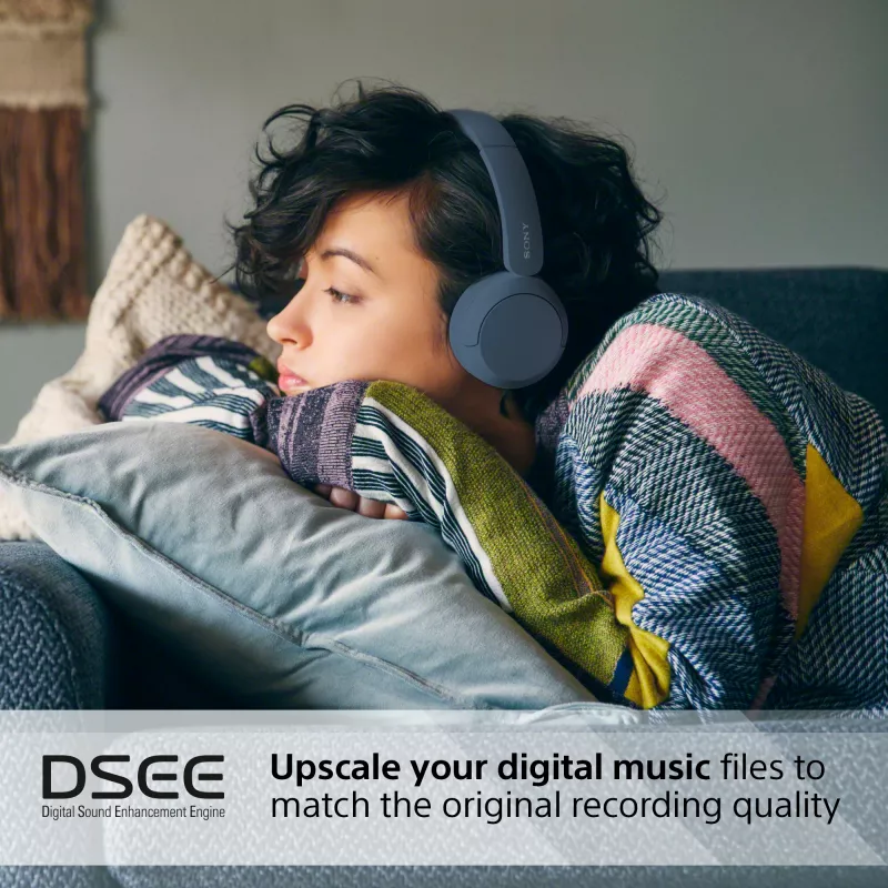 Sony WH-CH520 Bezvadu austiņas Zils USB Type-C Bluetooth