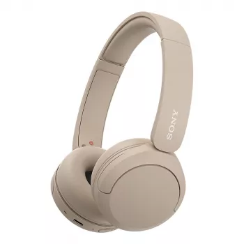 Sony WH-CH520 Bezvadu galvas austiņas Zvaniem/Mūzikai USB Type-C Bluetooth Uzlādes statīvs Krēmkrāsas