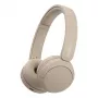 Sony WH-CH520 Bezvadu galvas austiņas Zvaniem/Mūzikai USB Type-C Bluetooth Uzlādes statīvs Krēmkrāsas