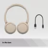 Sony WH-CH520 austiņas bez vadiem, krēmkrāsas/bēšas