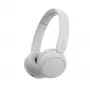 Austiņas Sony WH-CH520 bezvadu on-ear, Bluetooth 5.2, 50 h atskaņošana, USB-C uzlāde, baltas