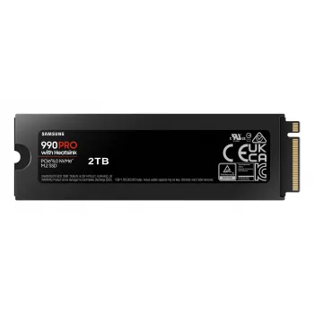 SSD disks Samsung 990 PRO ar Heatsink 2000 GB M.2 2280 M.2 NVMe MZ-V9P2T0CW