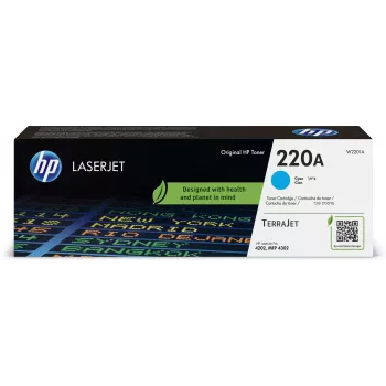 Tonera kasetne HP 220A CY Original LJTonerCartr W2201A 2300 lpp Ciāna