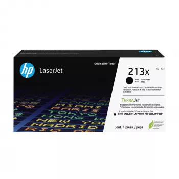 HP 213X High Yield Black Original LaserJet Tonera kasetne, 9000 lpp, melna, 1 gab.