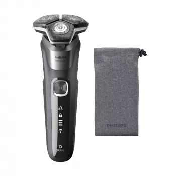 Philips SHAVER Series 5000 S5887/10 mitrā un sausā elektriskā skuvekļa komplekts ar mīkstu maciņu