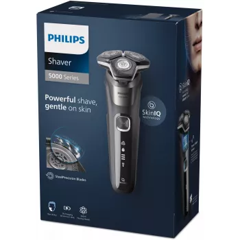 Philips SHAVER Series 5000 S5887/10 mitrā un sausā elektriskā skuvekļa komplekts ar mīkstu maciņu