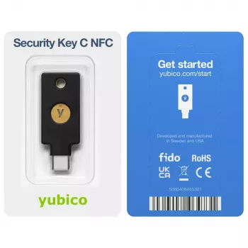 USB zibatmiņas autentifikators Yubico Melns