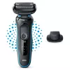 Braun Series 5 51-M1200s skuveklis ar folijas sistēmu, melns/zils