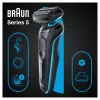 Braun Series 5 51-M1200s skuveklis ar folijas sistēmu, melns/zils