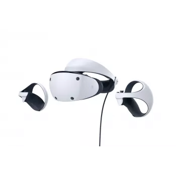Sony PlayStation VR2 galvas displejs, melns, balts
