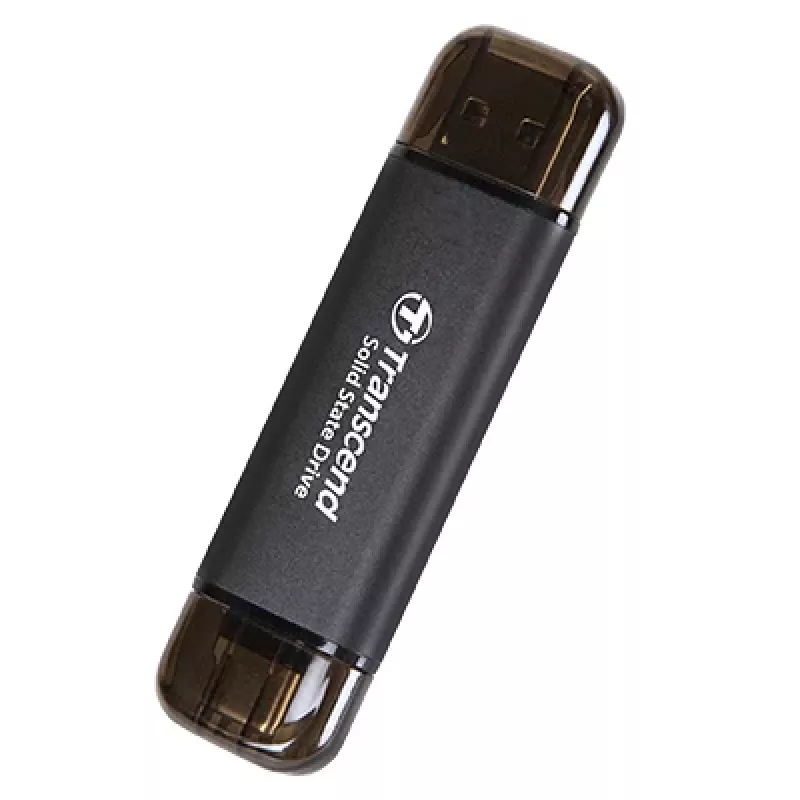 SSD ārējais Transcend 256GB USB Type-A uz Type-C USB 3.2 Gen 2x2 ESD310C