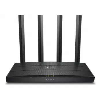 TP-Link Archer AX1500 Wi-Fi 6 maršrutētājs, divjoslu (2.4 GHz / 5 GHz), Ethernet LAN, melns