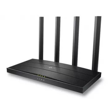 TP-Link Archer AX1500 Wi-Fi 6 maršrutētājs, divjoslu (2.4 GHz / 5 GHz), Ethernet LAN, melns