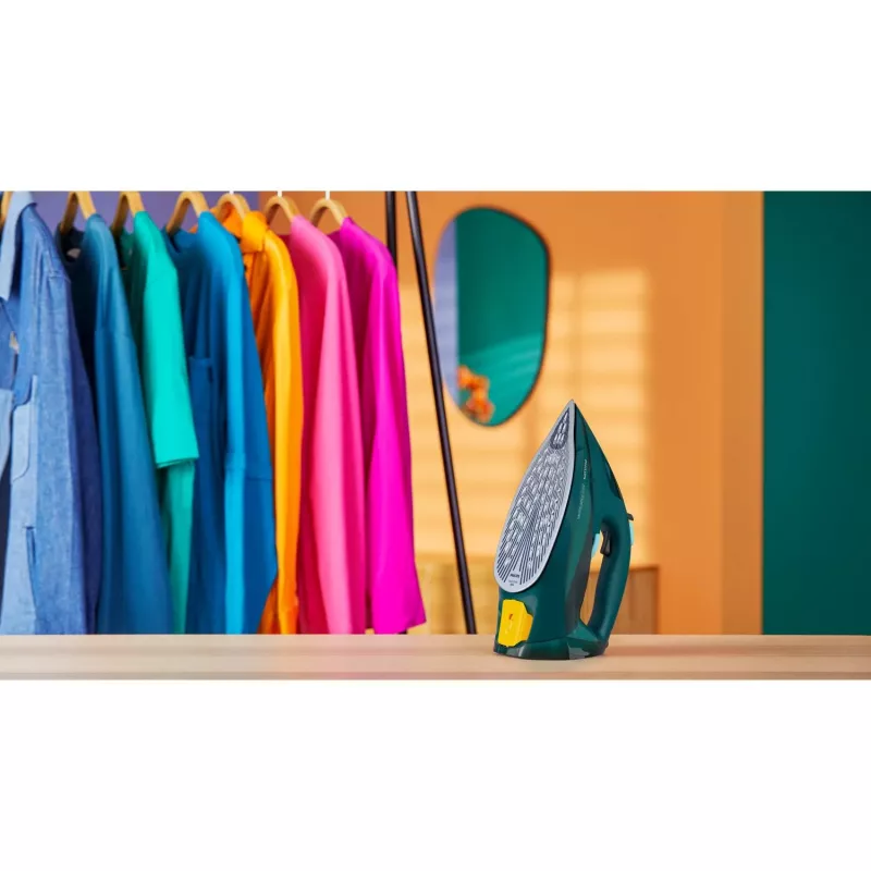 Philips 7000 sērijas DST7050/70 tvaika gludeklis, SteamGlide Elite zole, 2800 W, zaļš