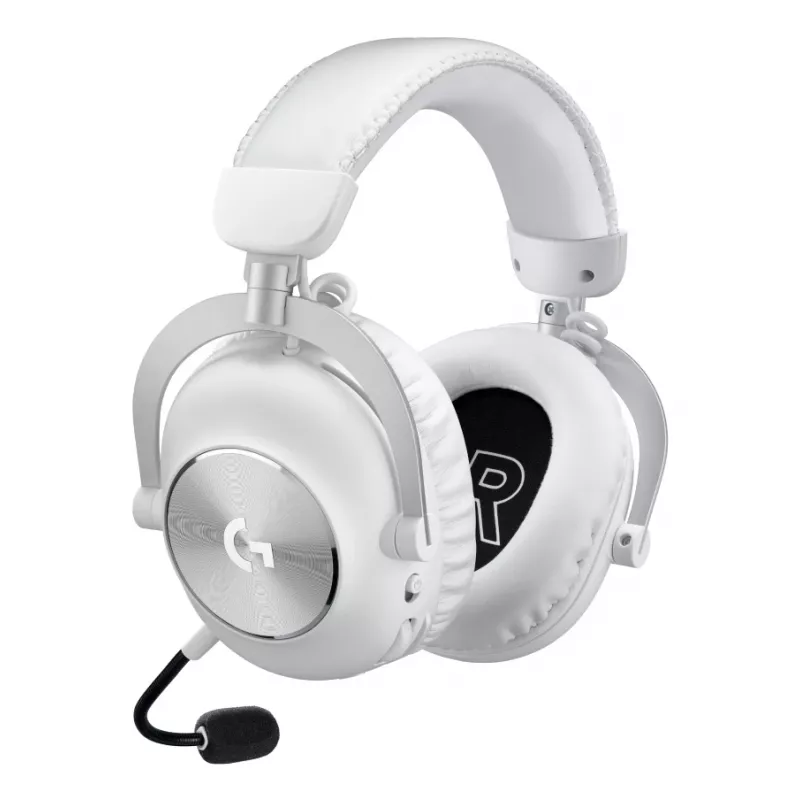 LOGITECH Pro X 2 Lightspeed bezvadu spēļu austiņas - balta