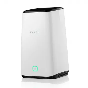 Zyxel FWA510 bezvadu maršrutētājs Multi-Gigabit Ethernet Tri-band (2.4 GHz / 5 GHz / 5 GHz) 5G Melns, Balts