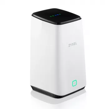 Zyxel FWA510 bezvadu maršrutētājs Multi-Gigabit Ethernet Tri-band (2.4 GHz / 5 GHz / 5 GHz) 5G Melns, Balts