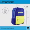 Ikdienas mugursoma HP Campus Blue Backpack zila dzeltena poliesters 295x185x435mm