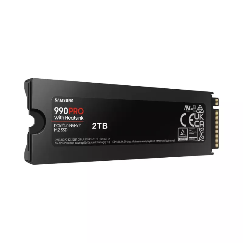 SSD M.2 2280 NVMe Samsung 990 PRO 2 TB PCIe 4.0 MZ-V9P2T0GW — 7450/6900 MB/s, V-NAND MLC