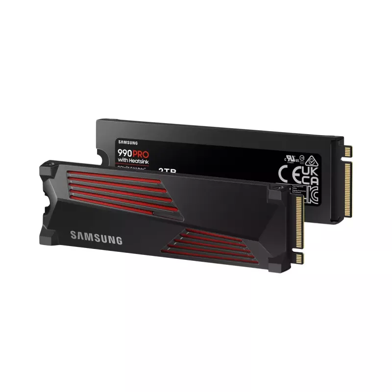 SSD M.2 2280 NVMe Samsung 990 PRO 2 TB PCIe 4.0 MZ-V9P2T0GW — 7450/6900 MB/s, V-NAND MLC