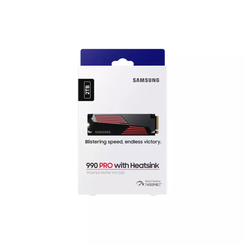 SSD M.2 2280 NVMe Samsung 990 PRO 2 TB PCIe 4.0 MZ-V9P2T0GW — 7450/6900 MB/s, V-NAND MLC