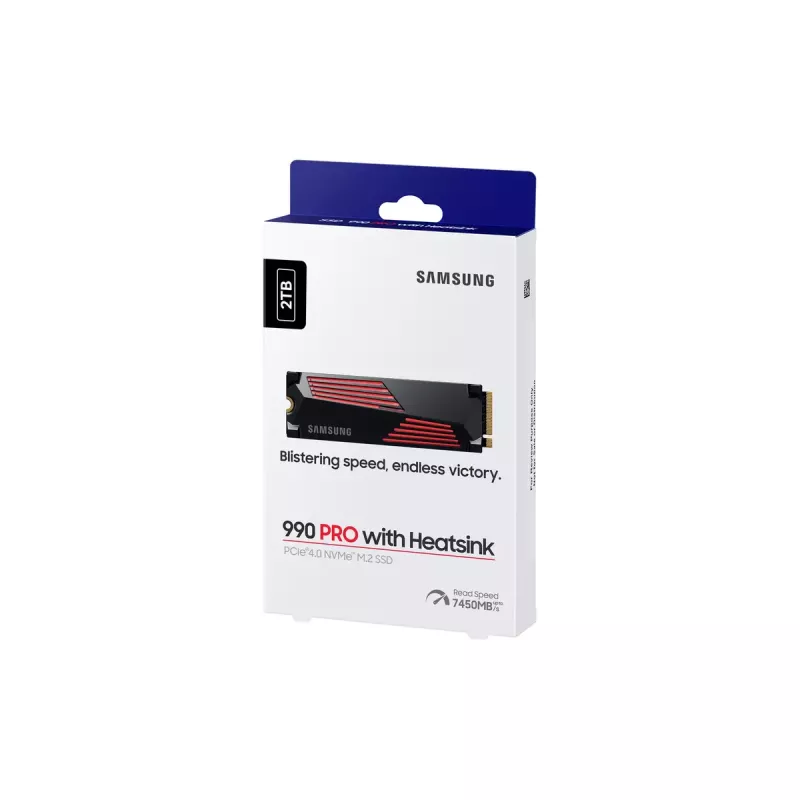 SSD M.2 2280 NVMe Samsung 990 PRO 2 TB PCIe 4.0 MZ-V9P2T0GW — 7450/6900 MB/s, V-NAND MLC