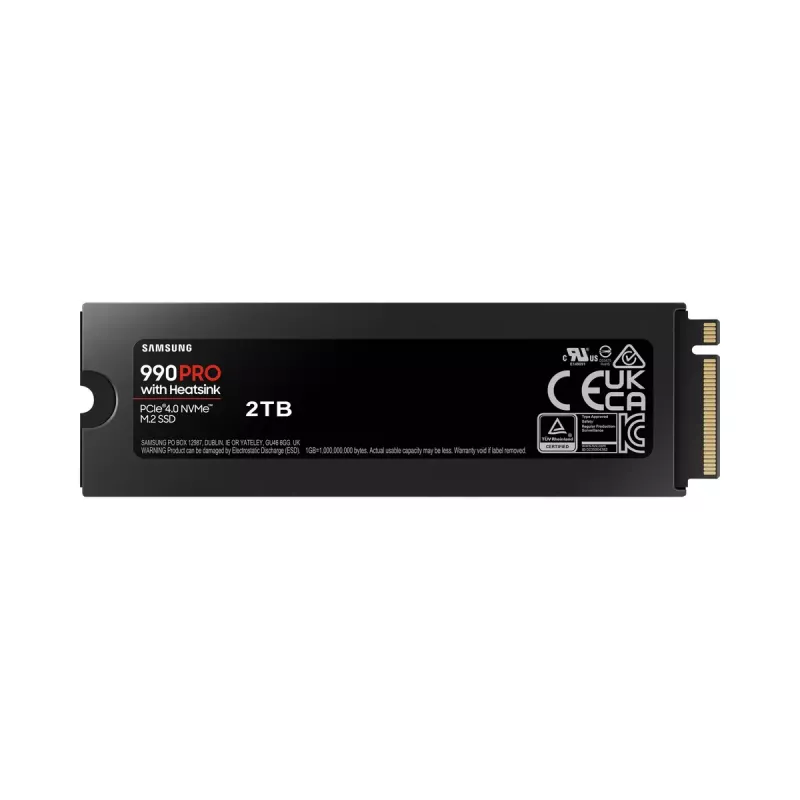 SSD M.2 2280 NVMe Samsung 990 PRO 2 TB PCIe 4.0 MZ-V9P2T0GW — 7450/6900 MB/s, V-NAND MLC