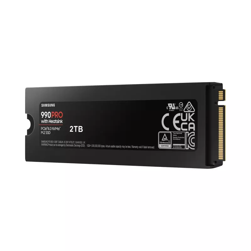 SSD M.2 2280 NVMe Samsung 990 PRO 2 TB PCIe 4.0 MZ-V9P2T0GW — 7450/6900 MB/s, V-NAND MLC