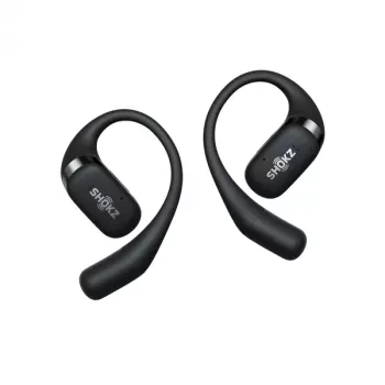 SHOKZ OpenFit bezvadu austiņas ar ausu āķiem, zvaniem/mūzikai/sportam/ikdienai, Bluetooth, melnas