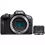 Canon EOS R100 + RF-S 18-45mm F4.5-6.3 IS STM komplekts MILC 24.1 MP CMOS 6000 x 4000 pikseļi Melns