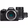 Canon EOS R100 + RF-S 18-45mm F4.5-6.3 IS STM + RF-S 55-200mm F5-7.1 IS STM komplekts bezspoguļa kamera 24.1 MP CMOS 6000 x 4000 pikseļi Melna