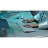 Logitech MX Keys S bezvadu tastatūra RF + Bluetooth QWERTY Zviedru/Dāņu/Somu/Norvēģu Baltā alumīnija