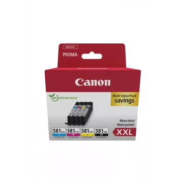 Canon 1998C007 oriģinālā tintes kasetne 4 gab. (Melna, Ciāna, Fuksīna, Dzeltena)