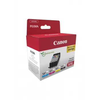 Canon 1998C007 oriģinālā tintes kasetne 4 gab. (Melna, Ciāna, Fuksīna, Dzeltena)