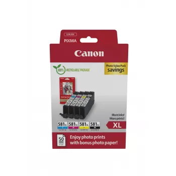 Canon 2052C006 oriģinālā tintes kasetne 4 gab. High (XL) Yield melna, ciāna, magenta, dzeltena