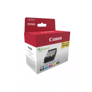 Canon 0372C006 tintas kasetne 5 gab. Original Black, Cyan, Magenta, Yellow