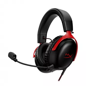 HyperX Cloud III - Gaming austiņas (Melna/Sarkana)