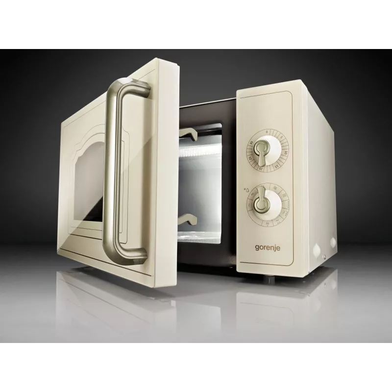 Gorenje MO4250CLI Ivory Grill Mikroviļņu krāsns, Brīvi stāvoša, 20 L, 700 W