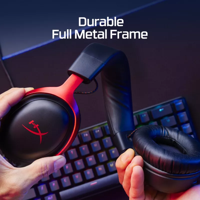 HyperX Cloud III - Spēļu austiņas (Melna)