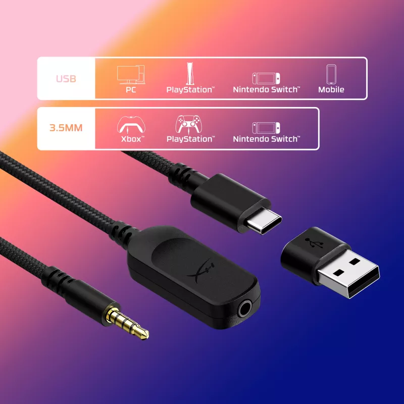 HyperX Cloud III - Spēļu austiņas (Melna)