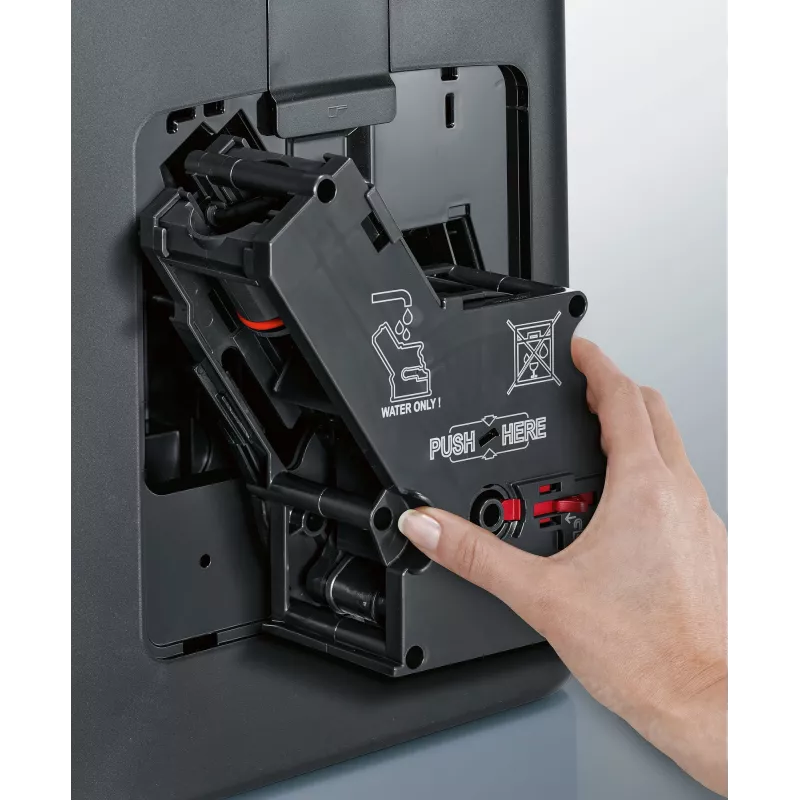 Kafijas automāts Siemens EQ.6 plus s100 — 1,7 L ūdens tvertne, 15 bāri, 300 g pupiņu tvertne, 1500 W