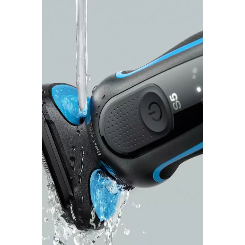 Braun 51-B1000s Skūšanās aparāts ar foliju, Melns, Zils