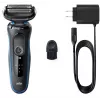 Braun 51-B1000s Skūšanās aparāts ar foliju, Melns, Zils